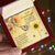 To My Granddaughter Interlocking Hearts Necklace Message Card