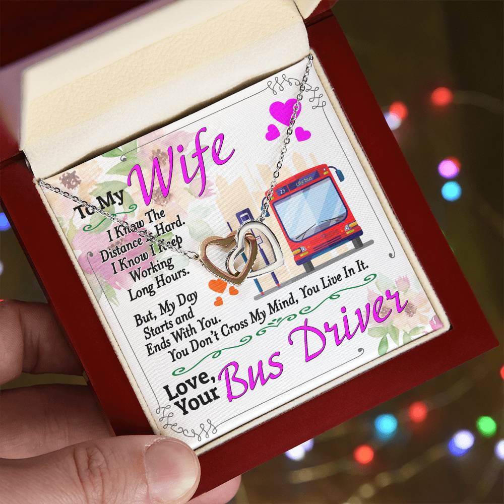 Bus Driver'S Wife - Interlocking Heart Necklace Interlocking Hearts Necklace