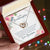 To My Granddaughter - Interlocking Hearts Necklace