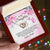 To My Daughter Your Never Alone Interlocking Hearts Necklace Love Dad