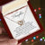 My Daughter - I Will Always Carry You In My Heart Interlocking Hearts Necklace