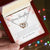 To My Bonus Daughter Necklace Interlocking Hearts Necklace