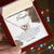 To My Daughter - Love Dad Interlocking Heart Interlocking Hearts Necklace