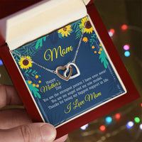 Happy Mother'S Day Interlocking Hearts Necklace