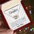 My Daughter- You Are The Only One Interlocking Hearts Necklace