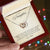 To My Daughter - Love Mom Interlocking Hearts Necklace