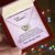 To My Daughter Always With You Never Ending Love Hearts Necklace Interlocking Hearts Necklace