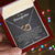To My Daughter As You Go Out And Continue Interlocking Hearts Necklace