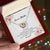 Gracias Abuelita Por Cuidarme Por Darme De Tus Ricas Comidas Interlocking Hearts Necklace