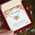I Closed My Eyes But For A Moment - Gift For Daughter Interlocking Hearts Necklace