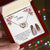 Thank You For Never Giving Up On Me Mother Gift - Necklace Interlocking Hearts Necklace