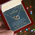 To My Granddaughter Two Hearts Unite As One Necklace Interlocking Hearts Necklace