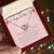 To My Boyfriends Mom - Pink Interlocking Hearts Necklace