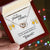To My Beer Drinking Partner Interlocking Hearts Necklace