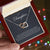 To My Daughter - Tomorrow - Necklace Interlocking Hearts Necklace