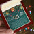 To My Daughter - Merry Christmas Interlocking Hearts Necklace