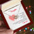 My Daughter - I Am Lucky To Have You Interlocking Hearts Necklace