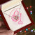 The Key Of My Heart Is Yours Interlocking Hearts Necklace