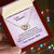 To My Daughter Always With You Never Ending Love Hearts Necklace Love Mom Interlocking Hearts Necklace