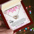 To My Wife - Interlocking Hearts Necklace