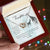 My Love For You Heart Necklace Interlocking Hearts Necklace