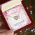 To My Daughter From Dad Interlocking Hearts Necklace