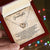 To My Granddaughter - Love Nana - Alluring Beauty Necklace Interlocking Hearts Necklace