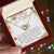 To My Daughter Interlocking Hearts Necklace Message Card