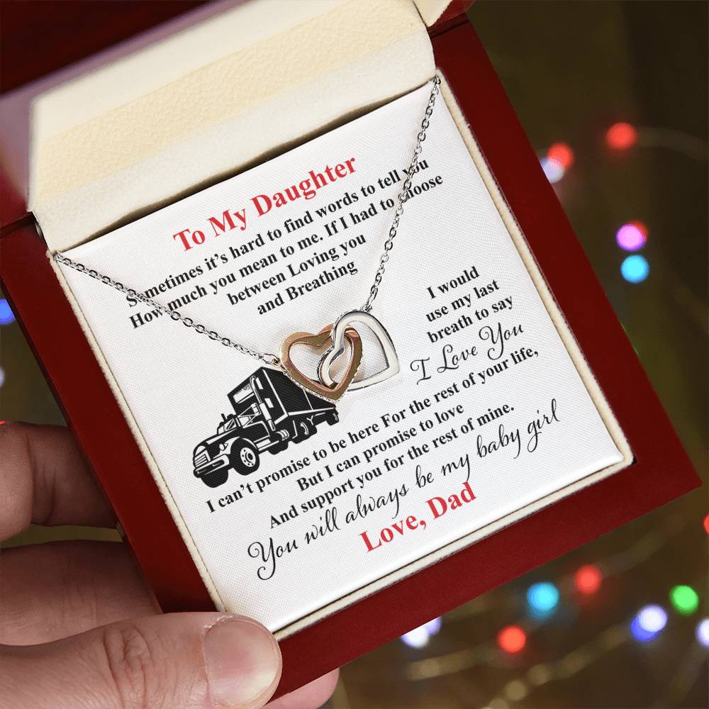 Trucker'S Daughter - Interlocking Heart Necklace Interlocking Hearts Necklace