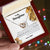 To My Daughter - Old Lion - Necklace Interlocking Hearts Necklace