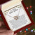 To My Amazing New Mom Interlocking Hearts Necklace Message Card