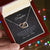 To My Daughter - Keep Me In Your Heart - Necklace Interlocking Hearts Necklace