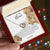 To My Niece - This Old Lion Will Always Have Your Back Interlocking Hearts Necklace