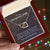 To My Gorgeous Wife - Interlocking Hearts Necklace