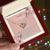 To My Daughter - Interlocking Hearts Necklace - D04