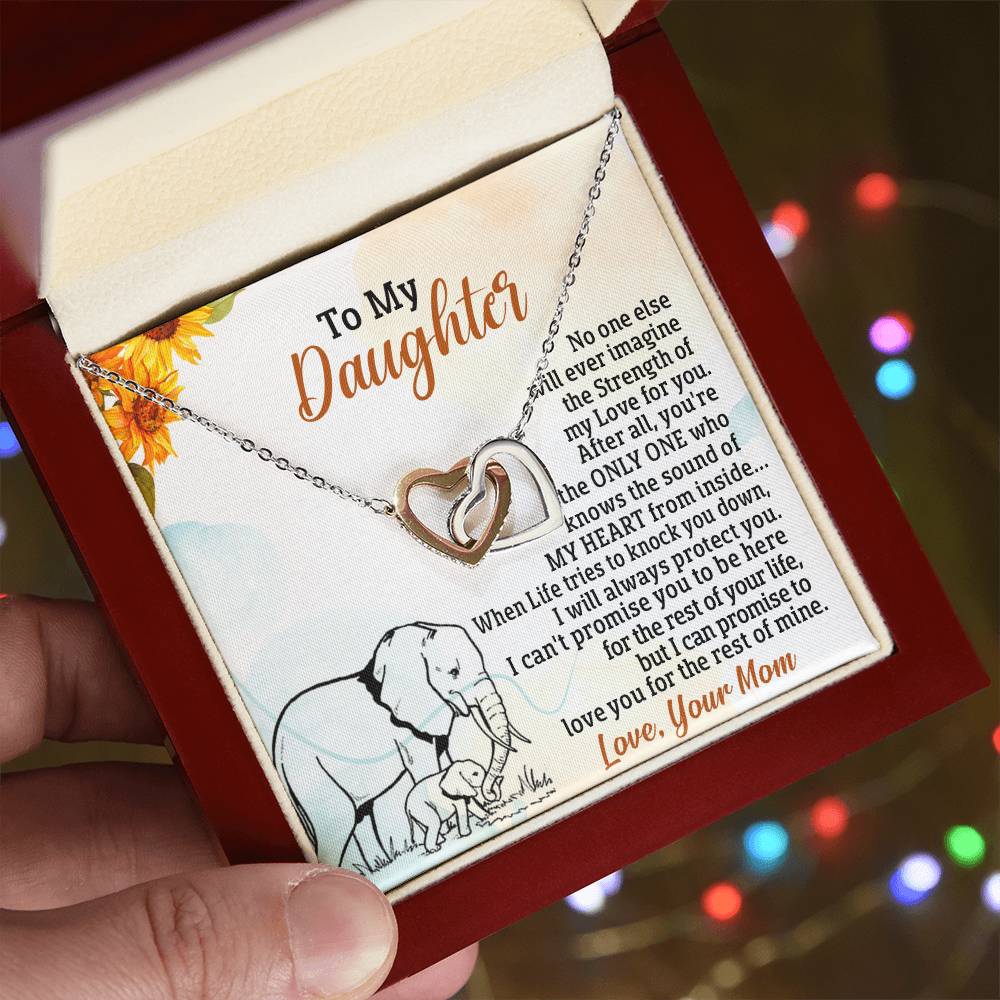 Thoughtful Gifts For You Daughter Best Christmas Gifts Interlocking Hearts Necklace
