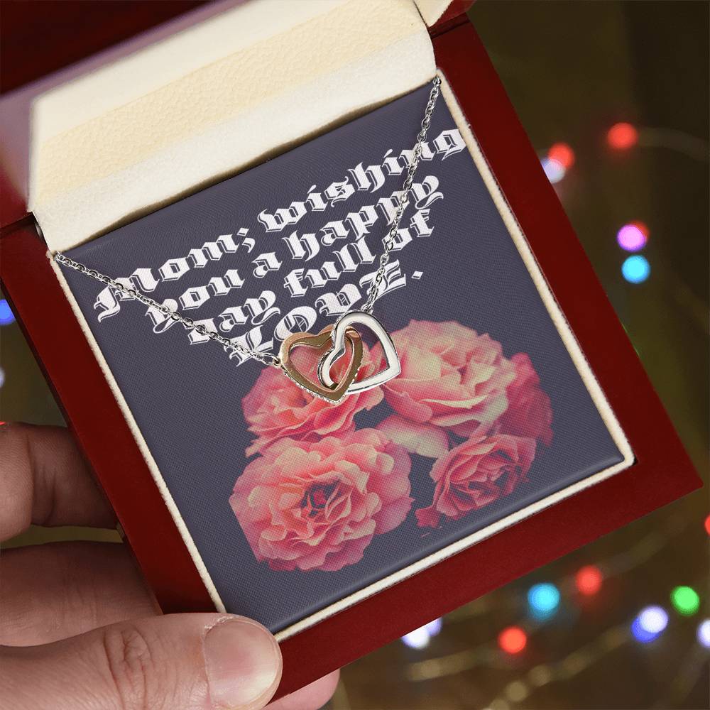 Happy Mother'S Dayike Mens Production Interlocking Hearts Necklace