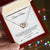 'Dear Mom' Linked Hearts Necklace - The Most Caring Person In This World Interlocking Hearts Necklace