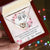 My Dear Wife Interlocking Hearts Necklace Message Card