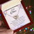 To My Niece Interlocking Hearts Necklace Message Card