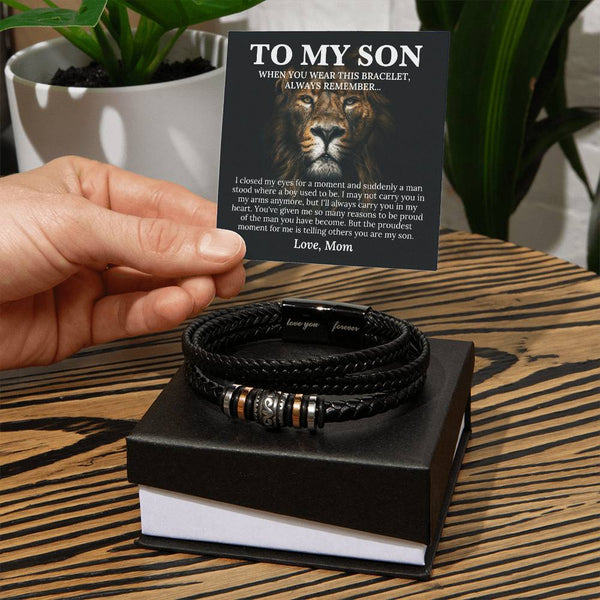 To My Son - Love You Forever Bracelet - Love You Forever Bracelet