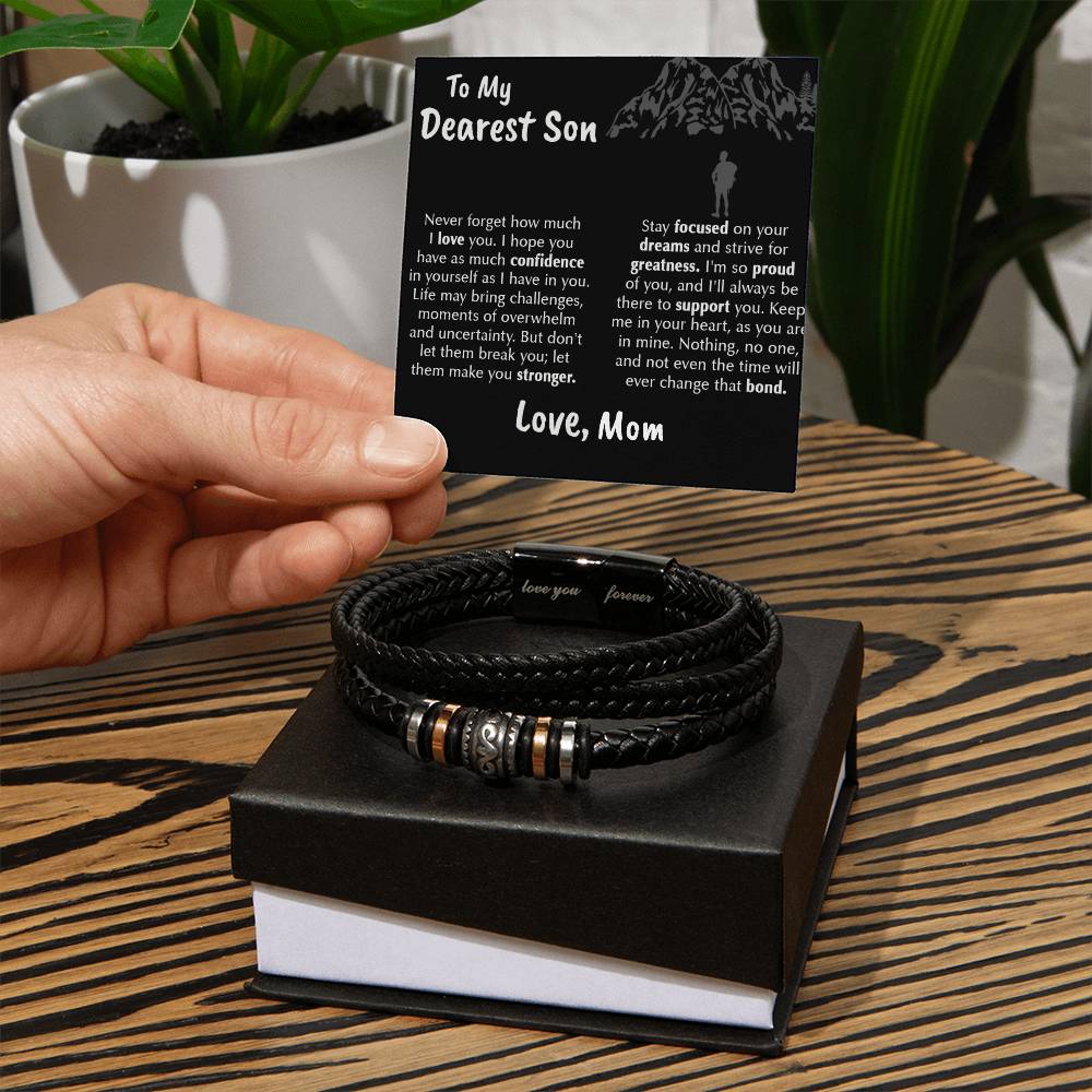 My Dearest Son Bracelet - Love You Forever Bracelet