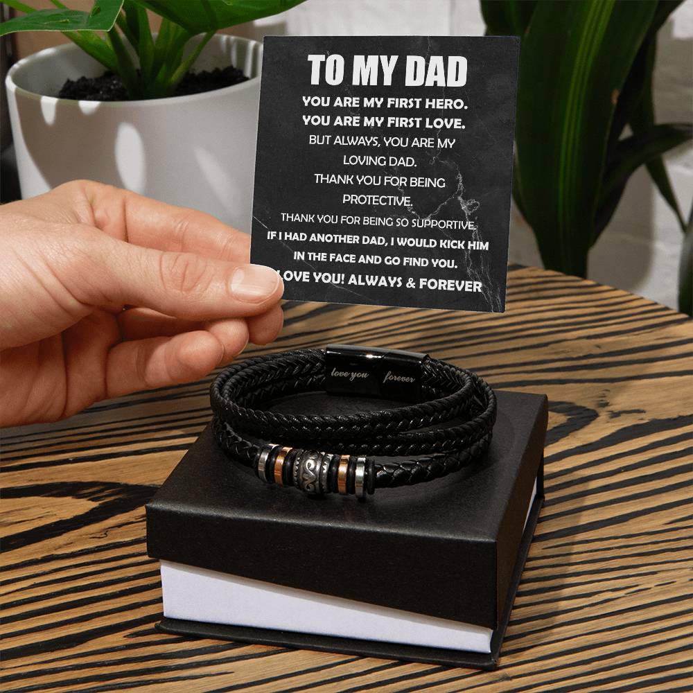You Are My Loving Dad - Love You Forever Bracelet - Love You Forever Bracelet