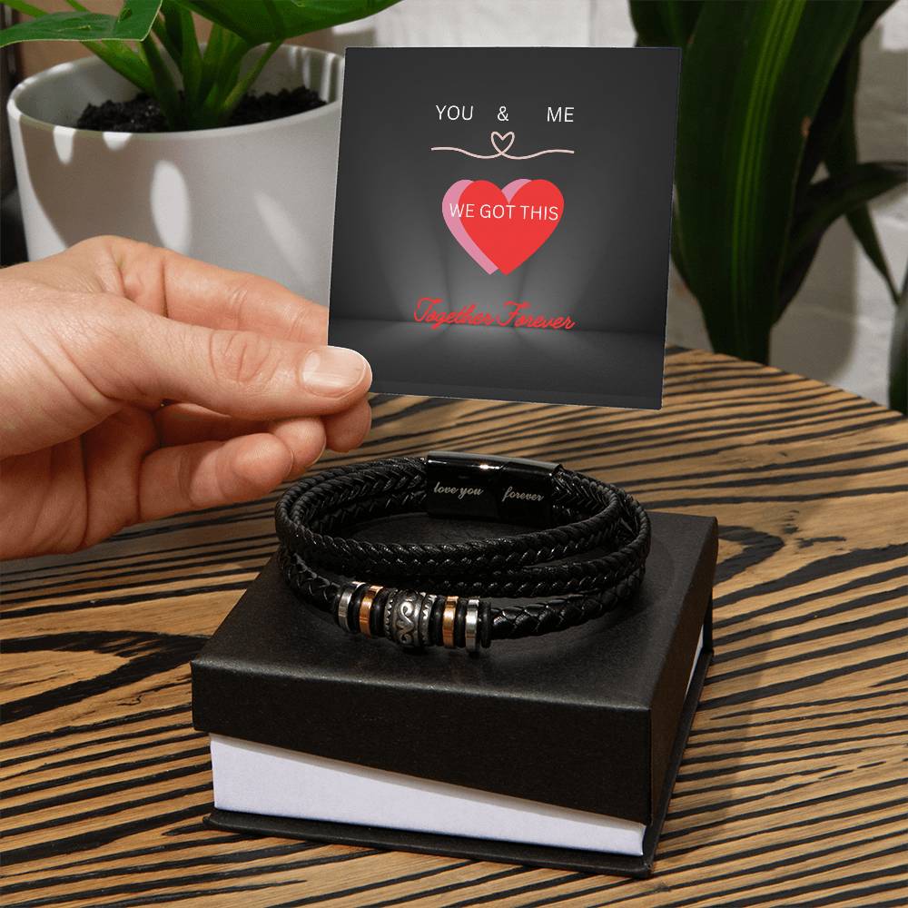 Men's We Got This Bracelet - Love You Forever Bracelet