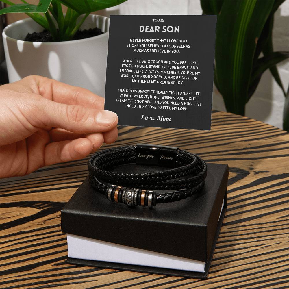 Son Gift-Bracelet - Love You Forever Bracelet