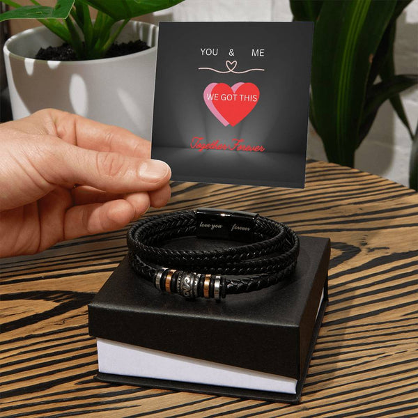 Men's We Got This Bracelet - Love You Forever Bracelet