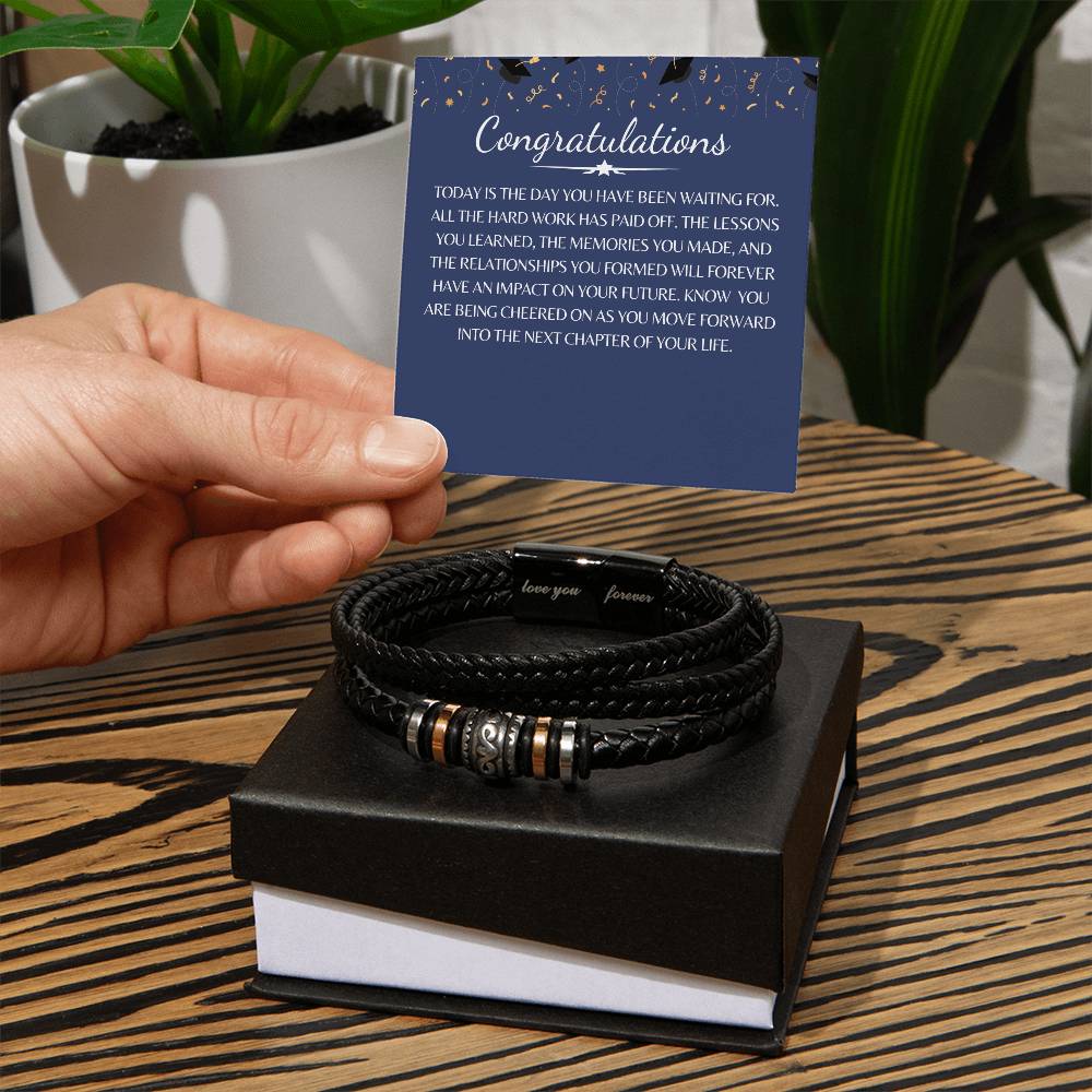 Congratulationstoday Is The Day You Have Been Waiting Forlove You Forever Bracelet - Love You Forever Bracelet