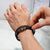 To My Dad - Vegan Leather Bracelet - Backed My Side - Love You Forever Bracelet