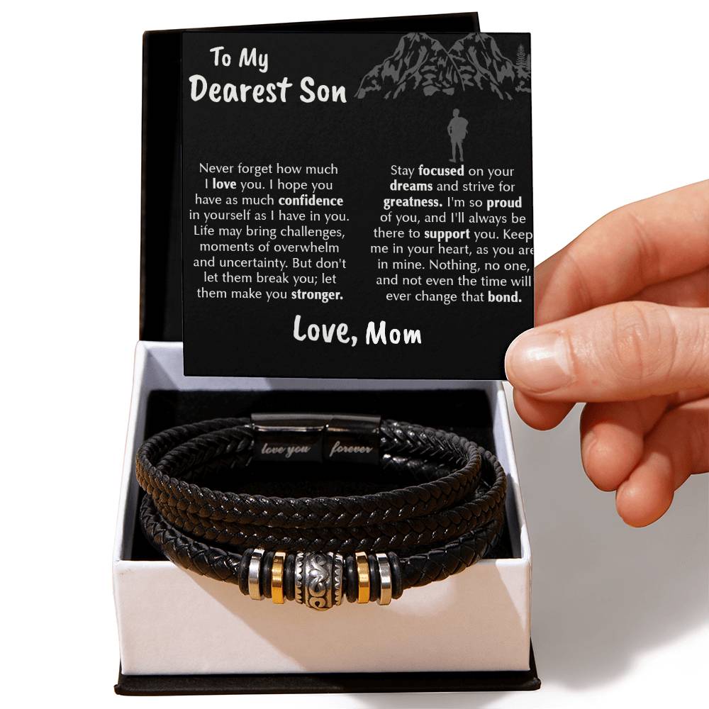 My Dearest Son Bracelet - Love You Forever Bracelet