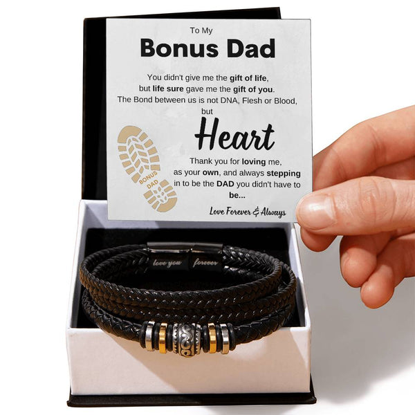 Bonus Dad  Heart  Love You Forever Bracelet - Love You Forever Bracelet